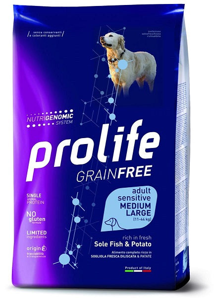 Prolife - Life Style Mature Medium/Large Pesce Bianco e riso 12kg.