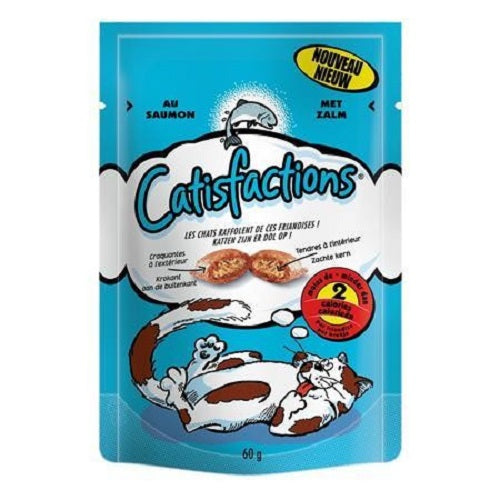 CATISFACTION SNACK SALMONE 60 GR