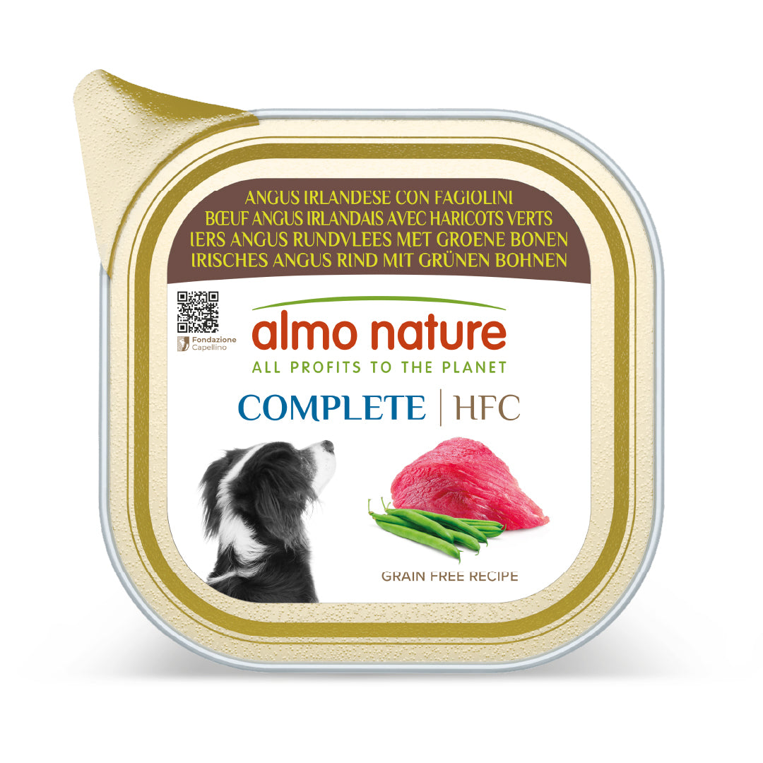 Almo Nature - HFC Complete Angus Irlandese con Fagiolini   85gr.