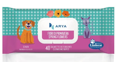 ARYA SALVIETTE DETERGENTI FIORI DI PRIMAVERA 40 PZ.
