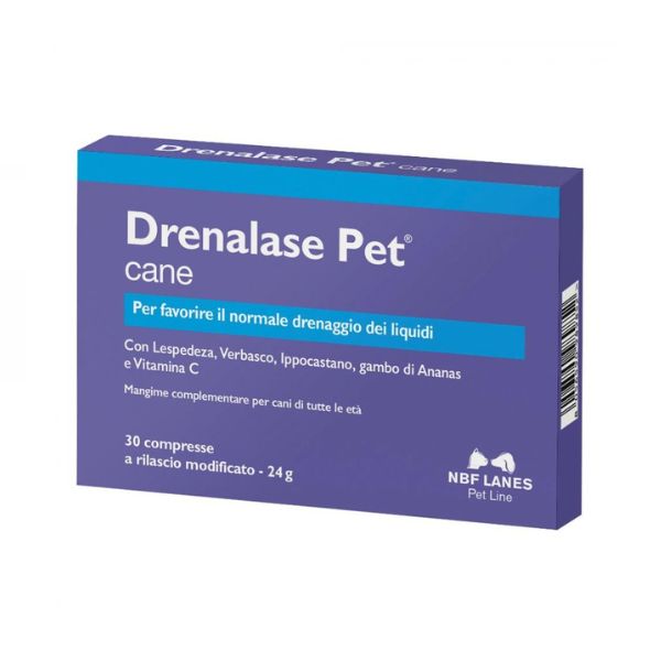 NBF Lanes - Drenalase Pet 20 cpr 800mg cane