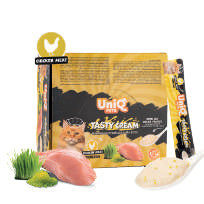 UNIQ PETS CAT SNACKS BUBBLE CREAM POLLO CON ERBA GATTA 15 GR.