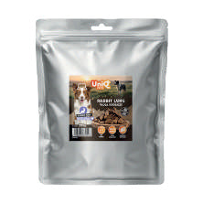 UNIQ PETS DOG SNACKS NATURAL POLMONI DI CONIGLIO 300 GR.