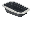 MPS TOILETTE APERTA NELLA CON CORNICE 58 X 37,5 X 18 CM. GRIGIA
