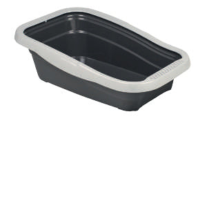 MPS TOILETTE APERTA NELLA CON CORNICE 58 X 37,5 X 18 CM. GRIGIA