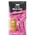 YOWUP! MILKY LICKS PROSCIUTTO SERRANO PER GATTI 4 X 15 G