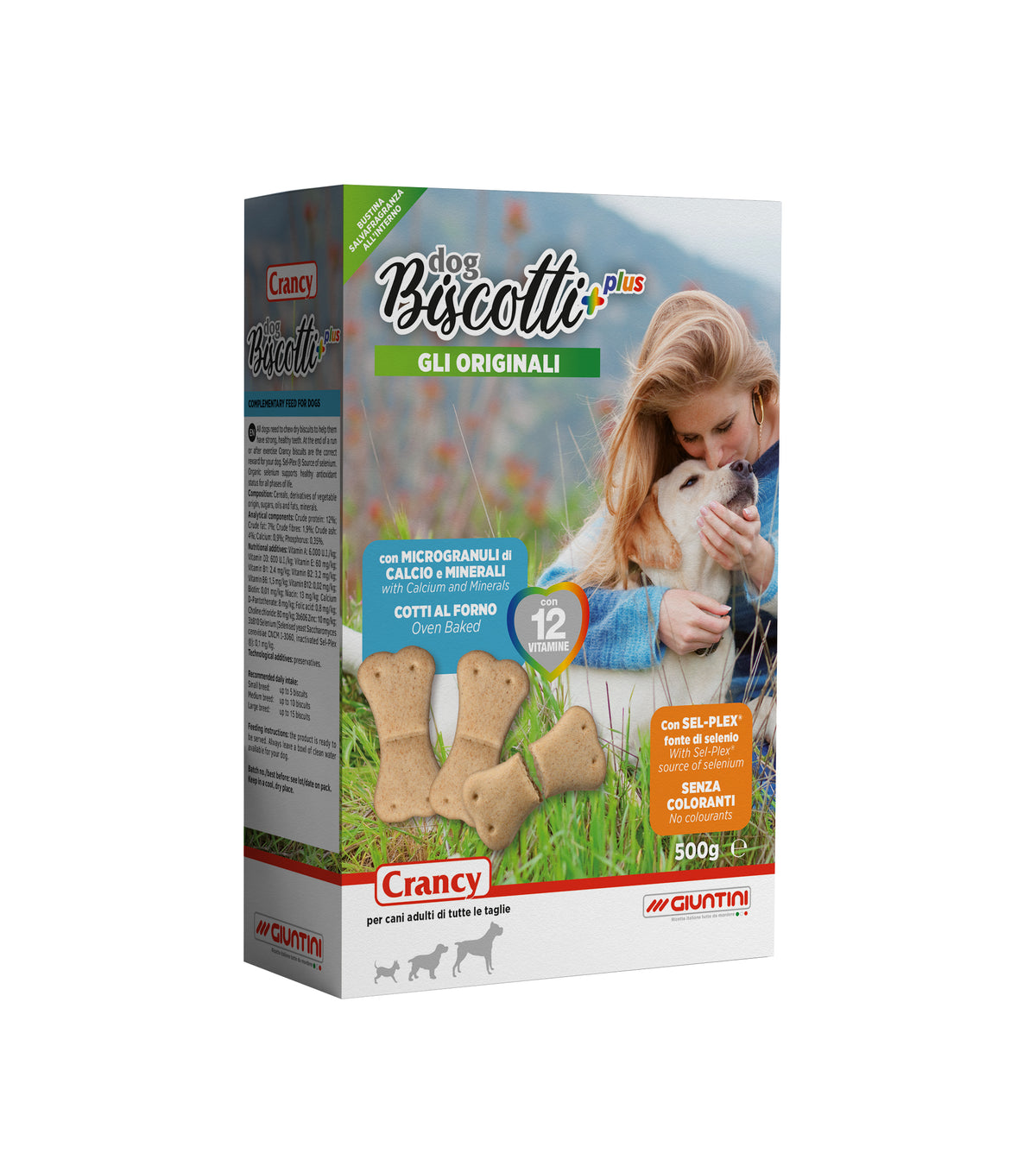 CRANCY BISCOTTI PLUS RICETTA TRADIZIONALE 500 GR
