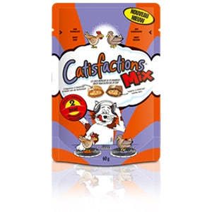 CATISFACTION SNACK MIX POLLO & ANATRA 60 GR.