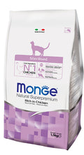 MONGE SUPERPREMIUM CAT STERILIZED RICCO DI POLLO 1,5 KG.