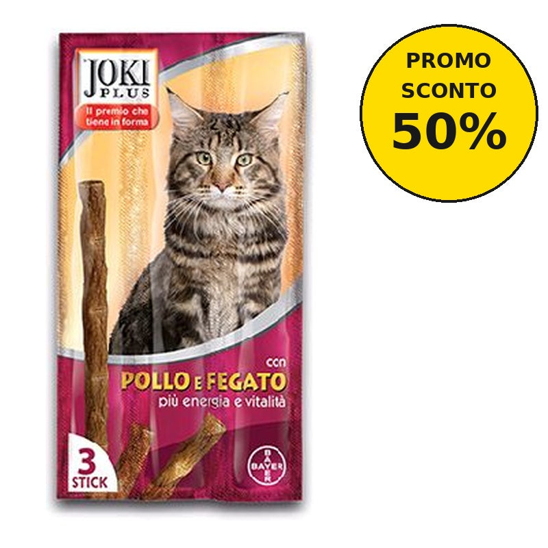 ELANCO JOKI PLUS CAT SNACK POLLO & FEGATO 3 PZ.