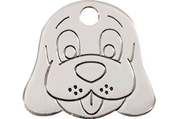 REDDINGO MEDAGLIETTA CON INCISIONE MOD: DOG FACE