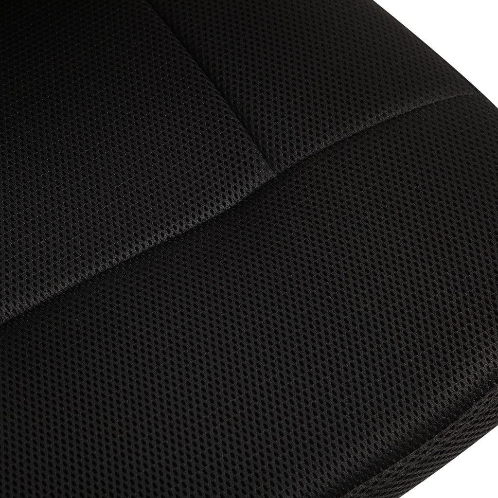 Chaise de Bureau Ergonomique, Fauteuil de Bureau, Hauteur Réglable, Piètement Chromé Noir-6