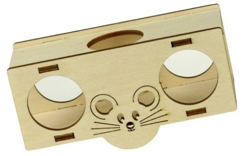 ALTALENA IN LEGNO PER CRICETI (2,8 x 5,2 x 6,5 CM.)
