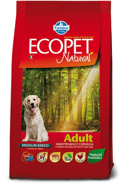 FARMINA ECOPET NATURAL ADULT MEDIUM 12 KG.