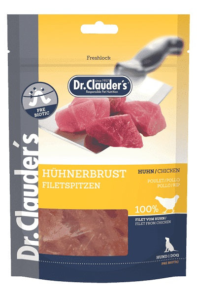 DR CLAUDER'S TRAINEE SNACK STRISCE DI FILETTO 100% POLLO 80 GR.