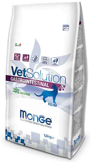 MONGE VETSOLUTION CAT GASTROINTESTINAL 400 GR.
