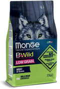 MONGE BWILD DOG LOW GRAIN ADULT CINGHIALE 2,5 KG.