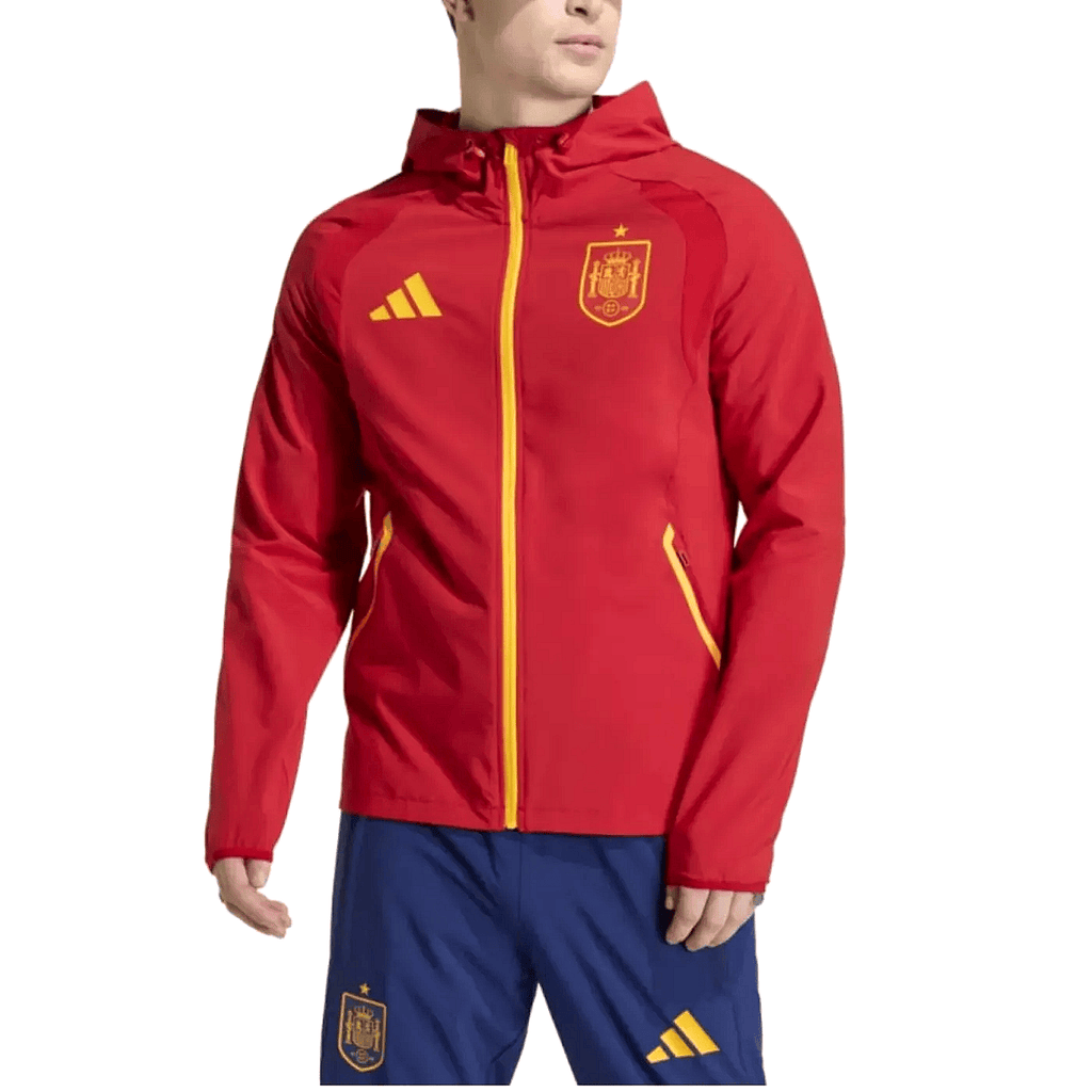 Spain Casual Travel hooded presentation tracksuit 2026/27 - Adidas-0