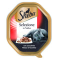 SHEBA SELEZIONE IN SALSA MANZO & TACCHINO 85 GR.
