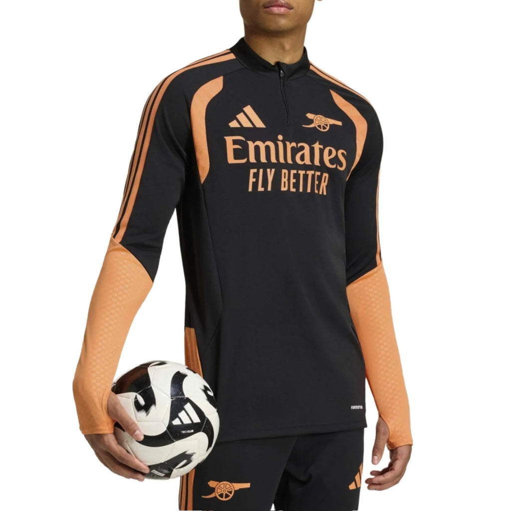 Arsenal black training technical soccer tracksuit 2026/27 - Adidas-0
