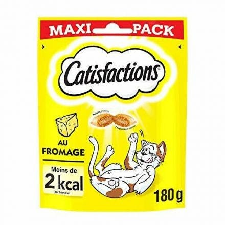 CATISFACTION SNACK FORMAGGIO MAXI PACK 180 GR.