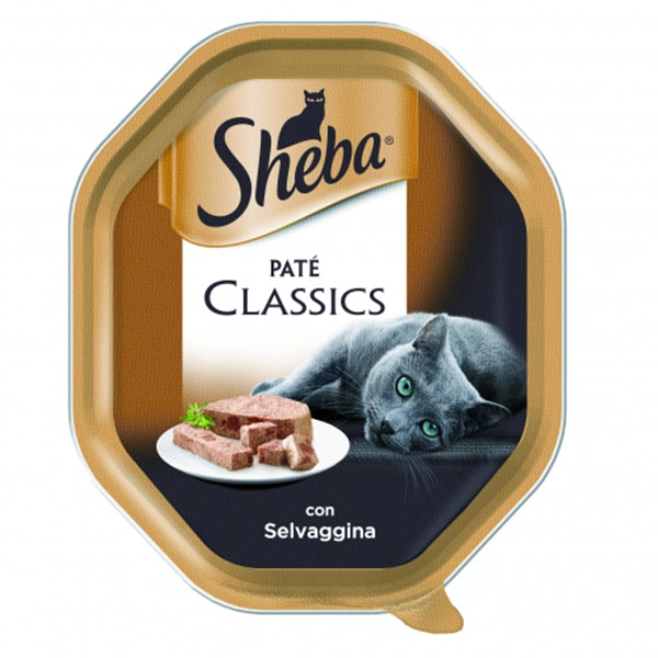 SHEBA PATE' CLASSICS SELVAGGINA 85 GR.