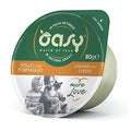 OASY MORE LOVE SALSA NATURALE POLLO CON FORMAGGIO 70 GR.