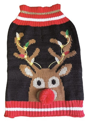 MAGLIONCINO COSY KNIT REINDEER TG. M/L (28 CM.)