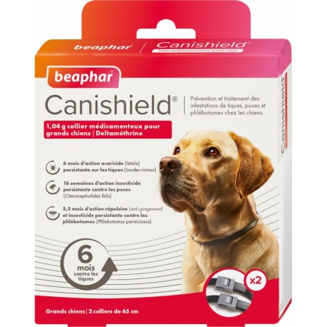 BEAPHAR CANISHIELD COLLARE ANTIPARASSITARIO TG. L (65 CM. / 2 PEZZI)