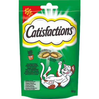 CATISFACTION SNACK ERBA GATTA 60 GR.