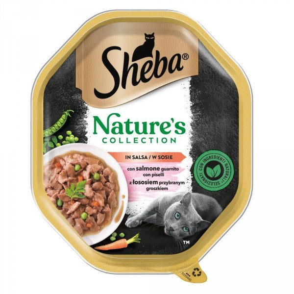 SHEBA NATURE'S CREATION SALMONE & PISELLI 85 GR.