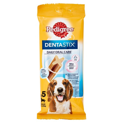 *PEDIGREE DENTASTIX TG. M (10-25 KG.) 5 PZ.