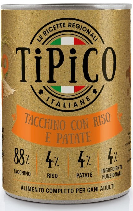 TIPICO TACCHINO CON RISO & PATATE 400 GR.
