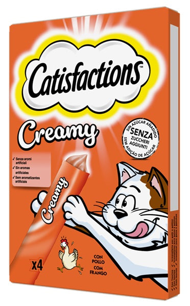 CATISFACTION CREAMY POLLO 4 x 10 GR.