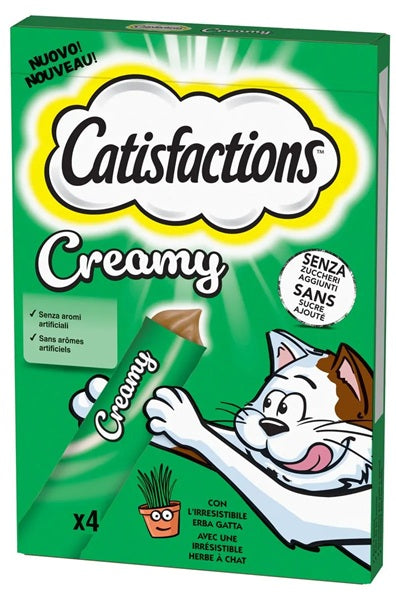 CATISFACTION CREAMY ERBA GATTA 4 x 10 GR.