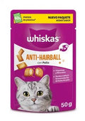 WHISKAS ANTI-HAIRBALL - SNACK PER GATTI ADULTI CONTRO I BOLI DI PEL