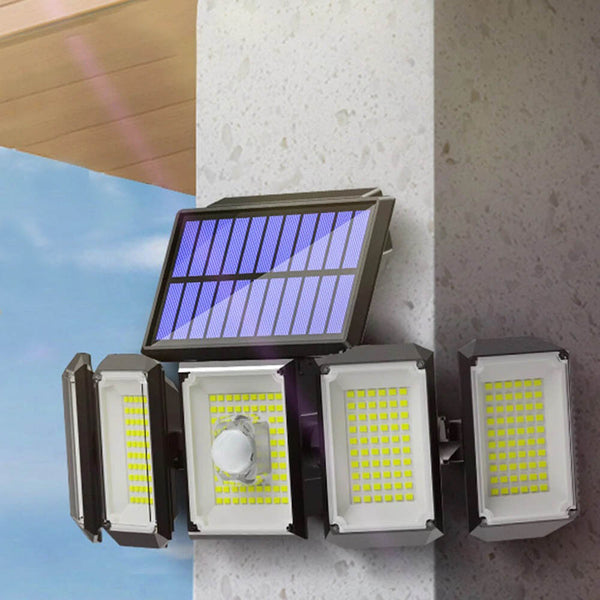 Lampada solare orientabile a 5 pannelli – 300 LED