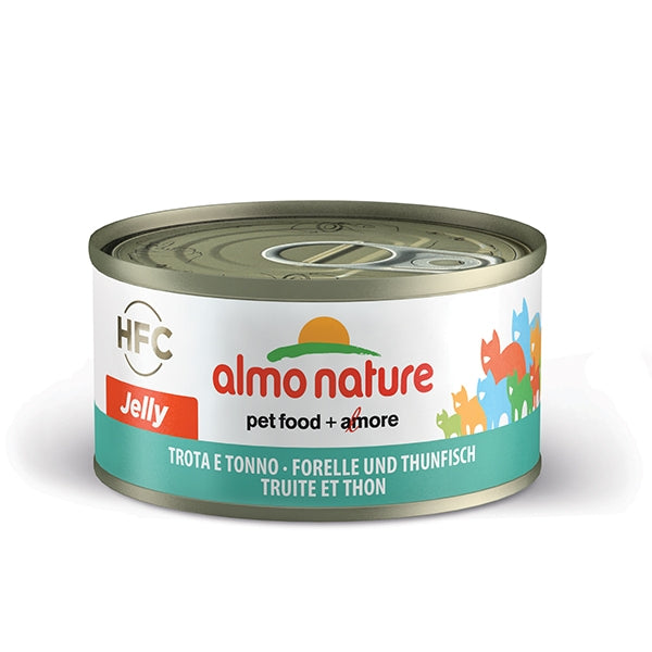 ALMO NATURE CAT HFC JELLY TROTA & TONNO 70 GR.