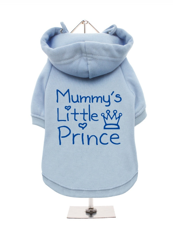 URBAN PUP FELPA "MUMMY'S LITTLE PRINCE" TG. L (30-35 CM.) GRIGIA