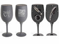 CALICE CON 3 ACCESSORI DA SOMMELIER PER VINI