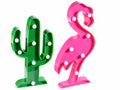 FENICOTTERO/CACTUS CON LUCE LED
