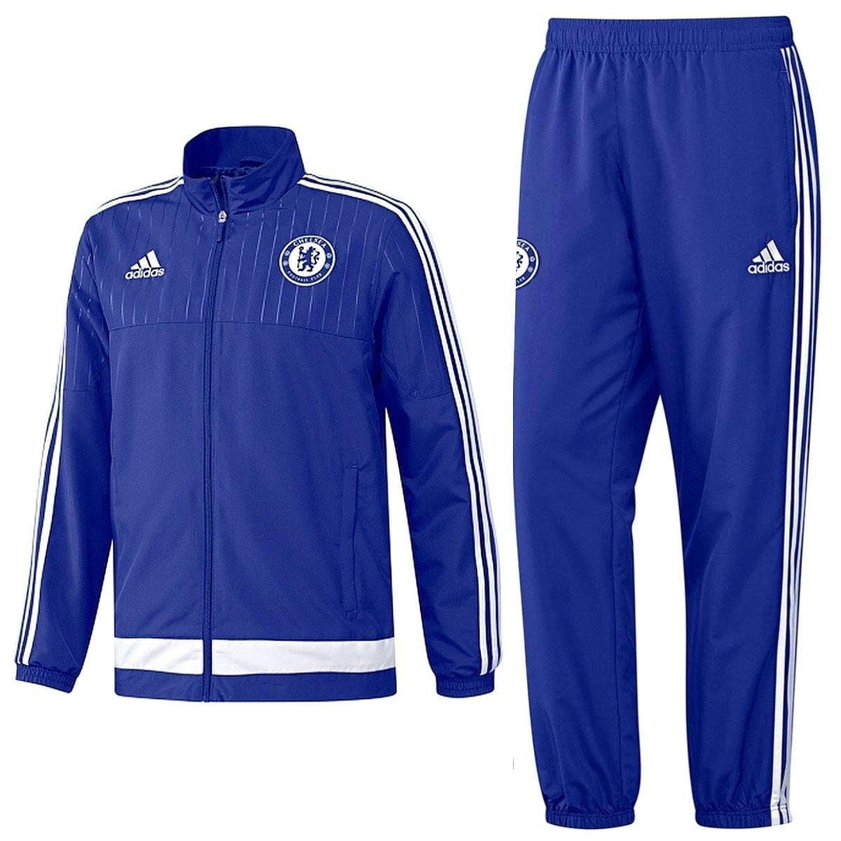 FC Chelsea blue presentation Soccer tracksuit 2015/16 - Adidas-0