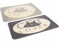 TAPPETO/ZERBINO IN JUTA DESIGN "CAT LOVER" 60 x 40 CM.