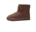 New Flat Bottom Medium Cotton Shoes Plush Snow Boots For Women-2