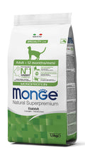 MONGE SUPERPREMIUM CAT ADULT CONIGLIO 1,5 KG.
