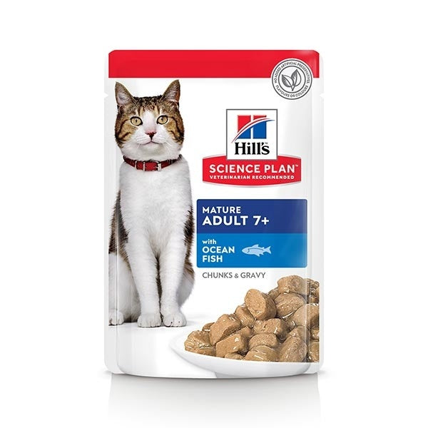 HILL'S SCIENCE PLAN FELINE MATURE 7+ PESCE OCEANICO 85 GR.