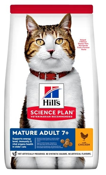 HILL'S SCIENCE PLAN FELINE MATURE 7+ POLLO 1,5 KG.