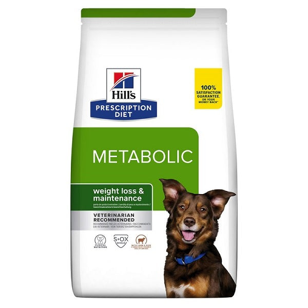 HILL'S PRESCRIPTION DIET CANINE METABOLIC AGNELLO & RISO 1,5 KG.