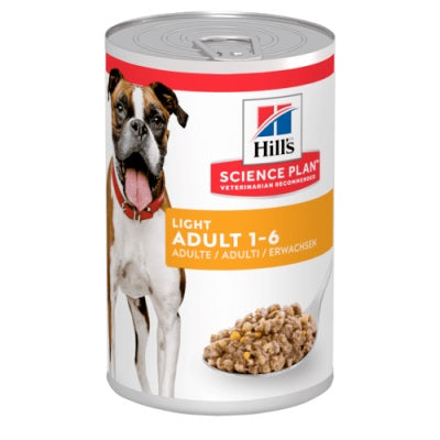 HILL'S SCIENCE PLAN CANINE ADULT LIGHT POLLO 370 GR.