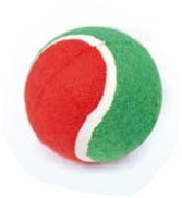RECORD NATALIZIO PALLA DA TENNIS ROSSO/VERDE Ø 6,3 CM.